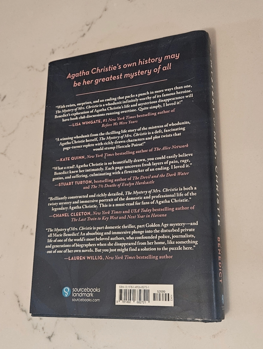 BOGO The Mystery of Mrs. Christie: A Novel Marie Benedict Hardcover - Picture 3 of 7